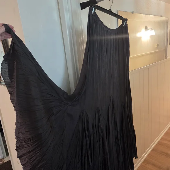 Witchy Western Broomstick Maxi Skirt - Picture 1 of 14